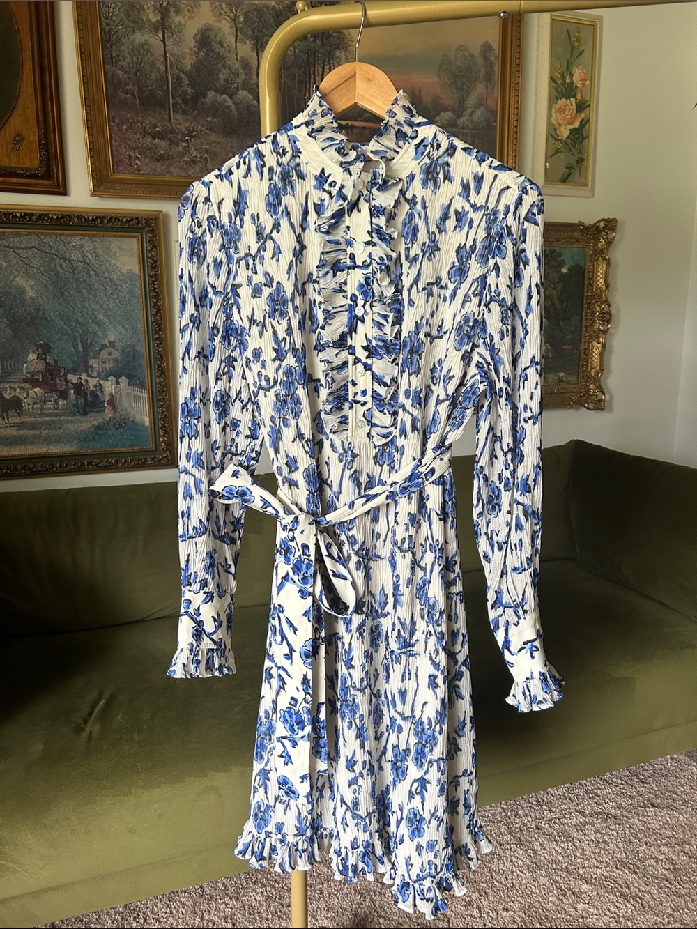 Tory Burch Deneuve Francesca Dimattio Print Dress
